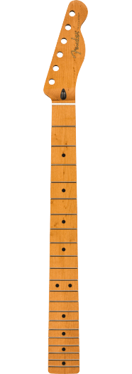 Fender Roasted Maple Telecaster Neck, 21 Narrow Tall Frets, 9.5", Maple, C Shape
