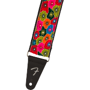 Fender Wild Bloom Strap, Green, 2"