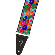 Fender Wild Bloom Strap, Blue, 2"