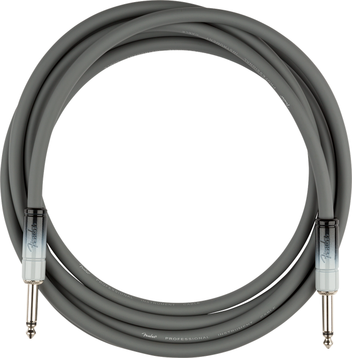 Fender 10' Ombré Cable, Silver Smoke