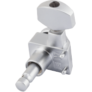 Fender Locking Stratocaster/Telecaster Staggered Guitar Accessories, Brushed Chrome (6)
