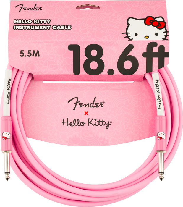 Fender x Hello Kitty 18.6' Instrument Cable, Pink