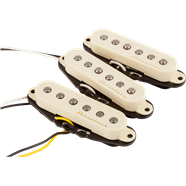 Fender Vintage Noiseless Strat Guitar Accessories, (3), Aged White