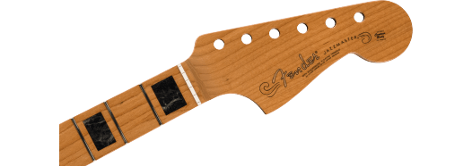 Fender Roasted Jazzmaster Neck, Block Inlays, 22 Medium Jumbo Frets, 9.5" Radius, Maple Modern C Shape
