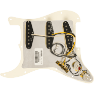 Fender Pre-Wired Strat Pickguard, Pure Vintage '59 w/RWRP Midde, Parchment 11 Hole PG