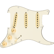 Fender Pre-Wired Strat Pickguard, Pure Vintage '59 w/RWRP Midde, Parchment 11 Hole PG