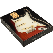 Fender Pre-Wired Strat Pickguard, Pure Vintage '65 w/RWRP Middle, Parchment 11 Hole PG