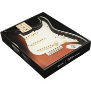 Fender Pre-Wired Strat Pickguard, Vintage Noiseless SSS, Parchment 11 Hole PG