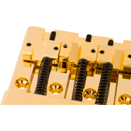 Fender Fender HiMass 4-String Bass Bridge Assembly With Brass Saddles, Gold