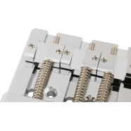 Fender Fender HiMass String-Through 4-String Bass Bridge Assembly With Brass Saddles, Chrome