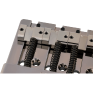 Fender Fender HiMass String-Through 4-String Bass Bridge Assembly With Brass Saddles, Black Chrome