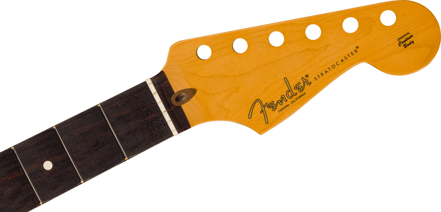 Fender American Professional II Scalloped Stratocaster Neck, 22 Narrow Tall Frets, 9.5" Radius, Rosewood