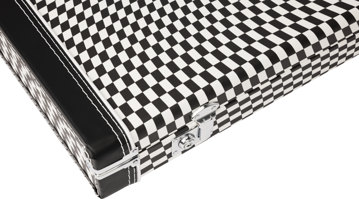 Fender Classic Series Case, Strat/Tele, Wavy Checkerboard