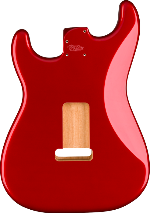 Fender Deluxe Series Stratocaster Alder Body Candy Appel Red