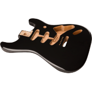 Fender Classic Series 60's Stratocaster SSS Alder Body Vintage Bridge Mount, Black