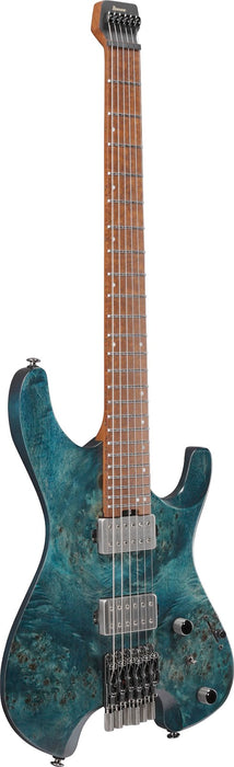 Ibanez Q52PBCOL Q Standard Headless w/gig bag - Cosmic Blue Low Gloss