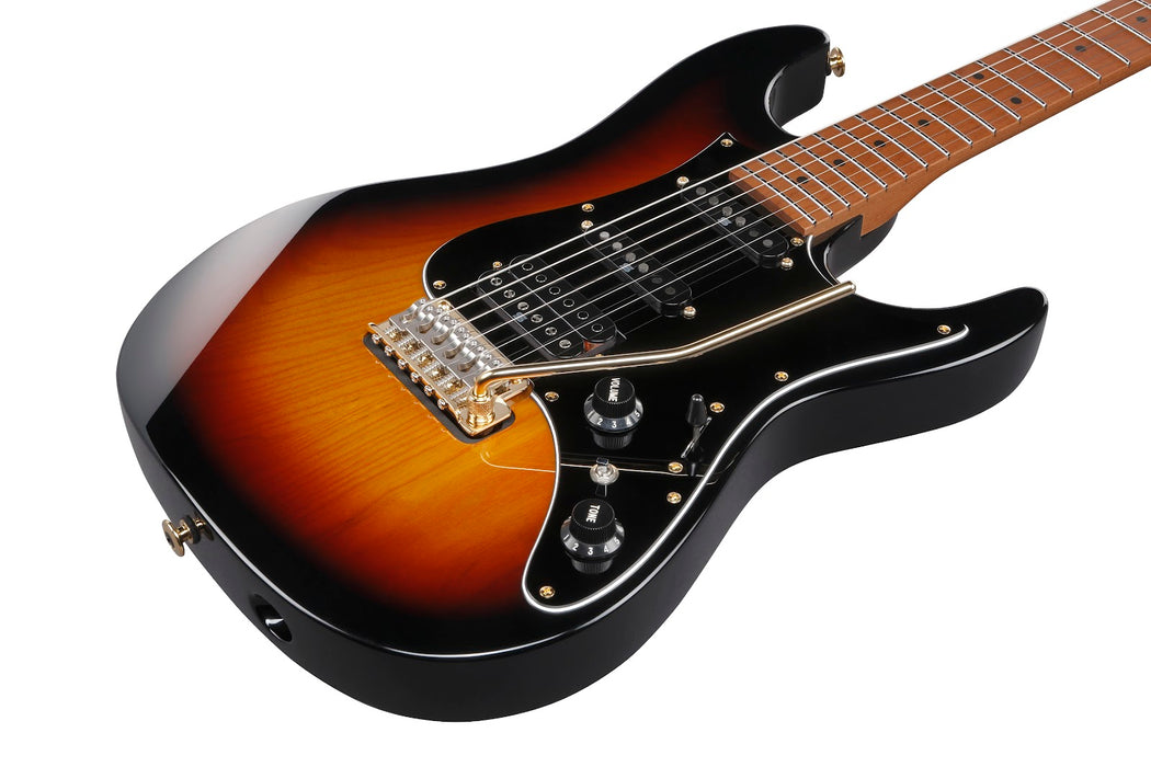 Ibanez AZ2204AGTFB - AZ Prestige 6-String Electric Guitar w/Case - Tri Fade Burst Flat