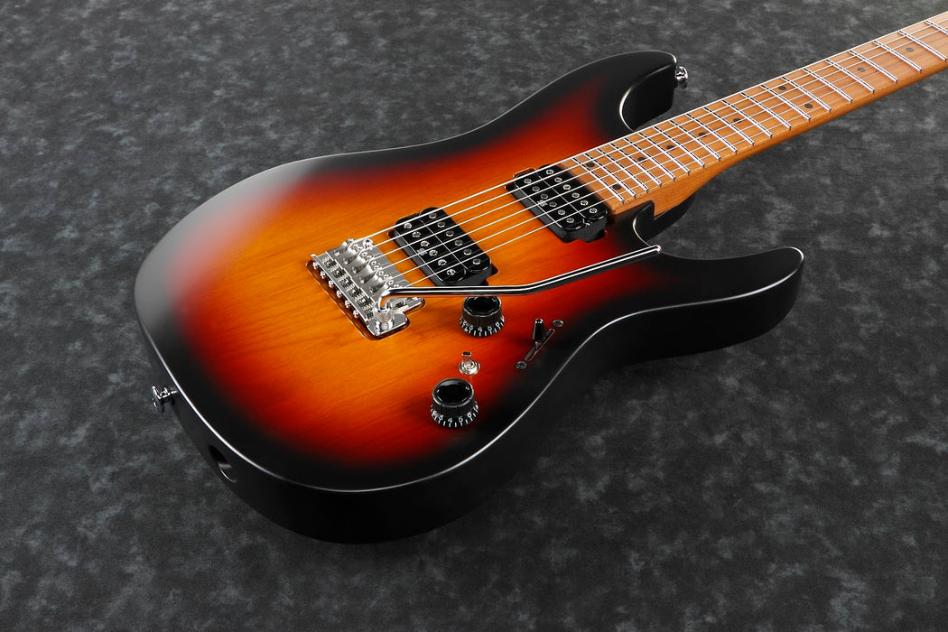 Ibanez AZ2402 Prestige 6-String Electric Guitar w/Case  - Tri Fade Burst Flat