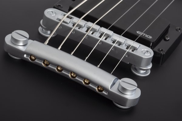 Schecter Damien Platinium-6 Solo-II, noir satiné