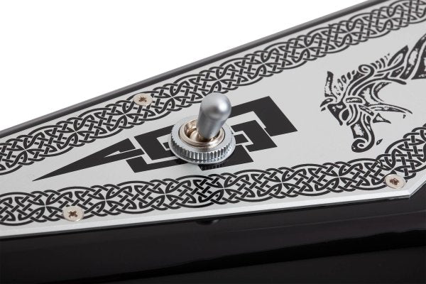Wylde Audio Ironworks Viking FR Electric Guitar, Gloss Black