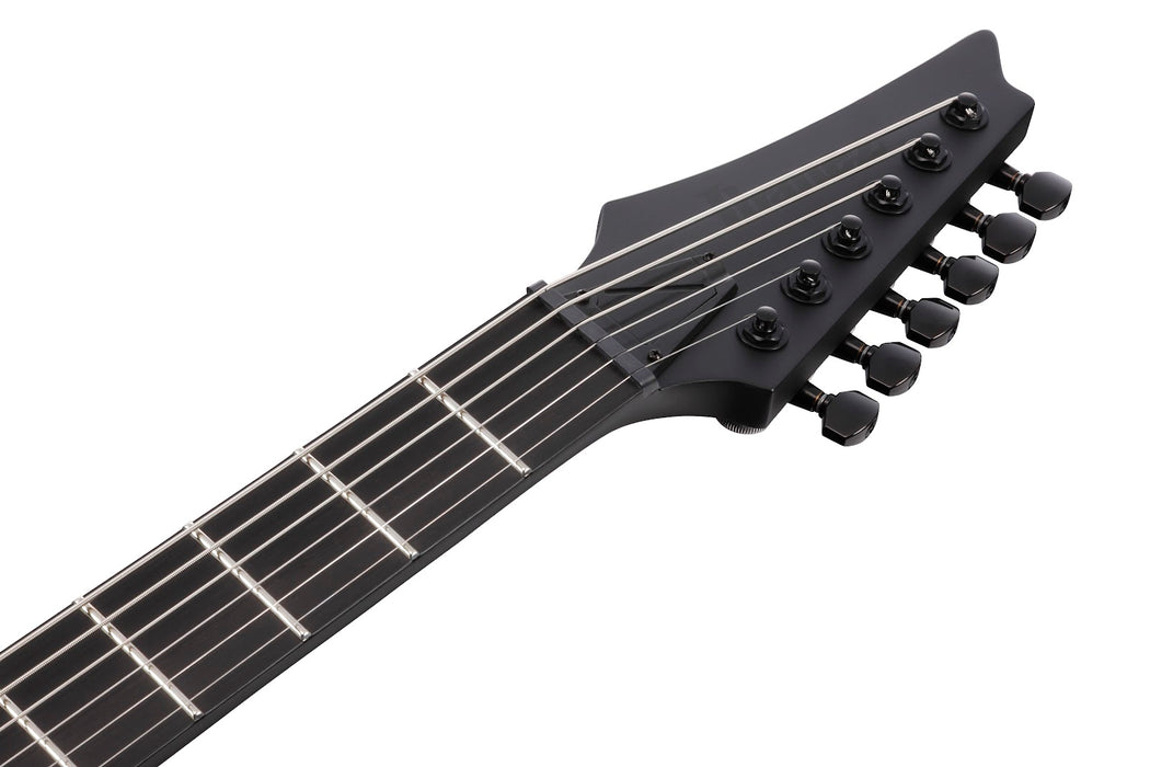 Ibanez 6 String RG Iron Label Series Baritone Electric Guitar, Black Flat