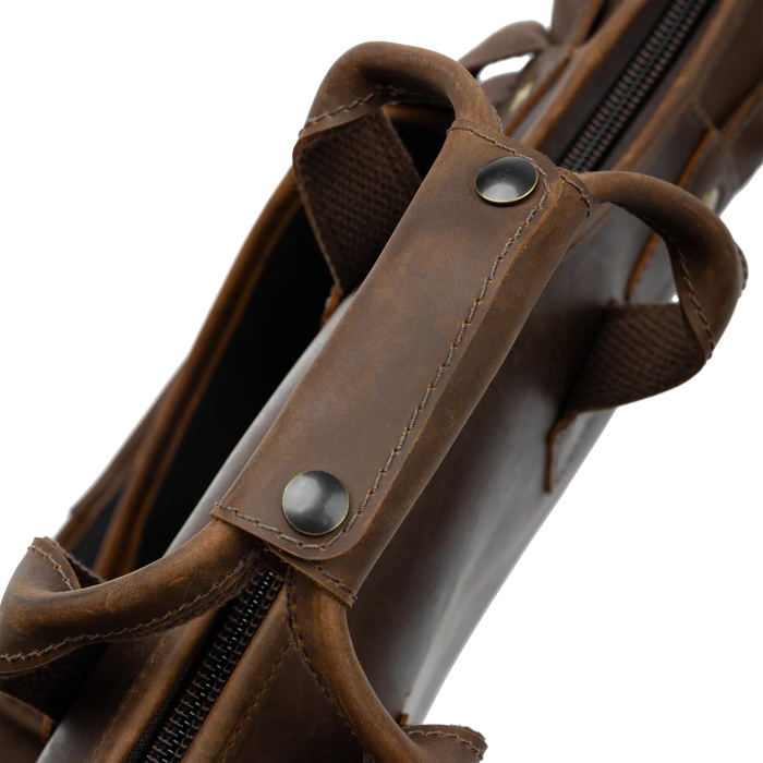 Levy's Solera Series Leather Bags Electric Guitar Bag, Brown