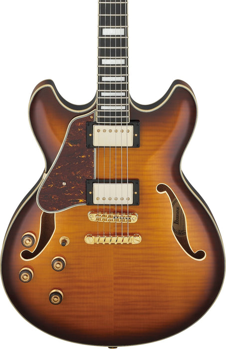 Ibanez AS93FMLVLS - AS Artcore Expressionist 6-String Electric Guitar Left Handed - Violin Sunburst