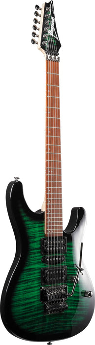 Ibanez KIKOSP3TEB - Kiko Loureiro Signature 6-String Electric Guitar - Transparent Emerald Burst