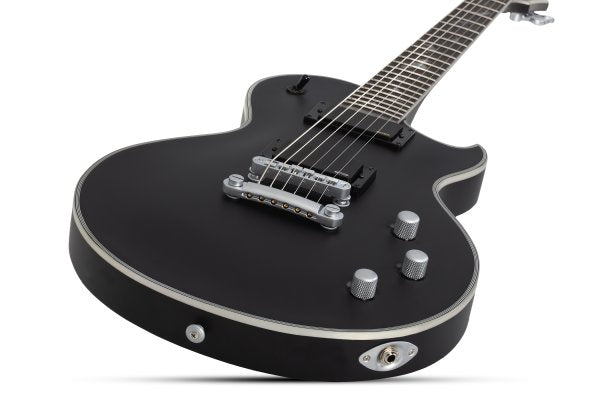 Schecter Damien Platinium-6 Solo-II, noir satiné
