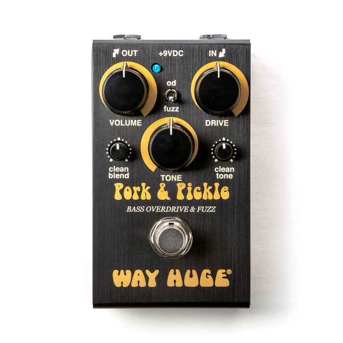 Way Huge WM91 Smalls Pork & Pickle Bass Overdrive & Fuzz Pedal