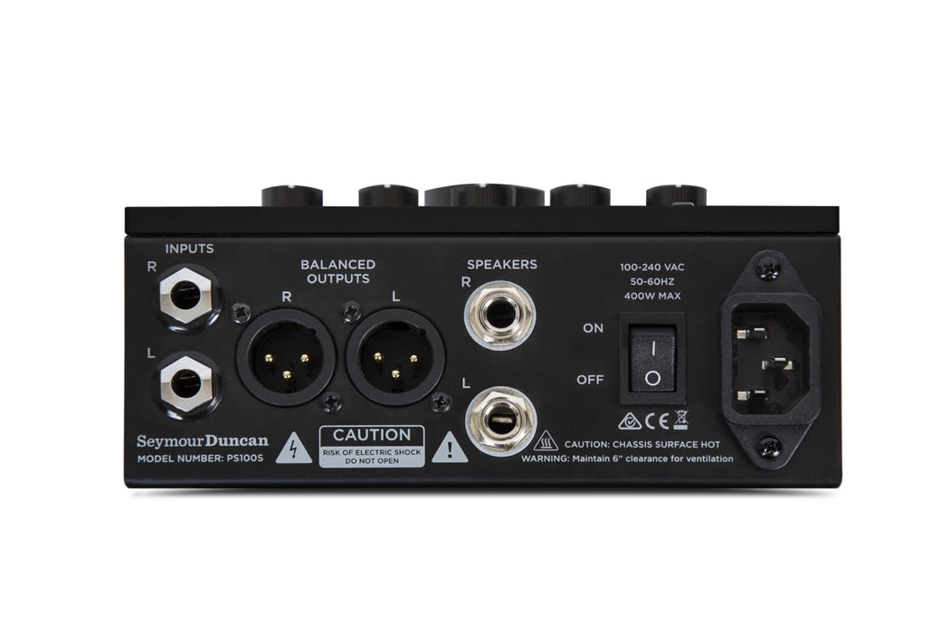 Seymour Duncan Powerstage 100 Stereo - 100-Watt Stereo Guitar Amp Pedal, Black