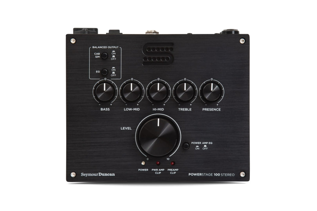 Seymour Duncan Powerstage 100 Stereo - 100-Watt Stereo Guitar Amp Pedal, Black