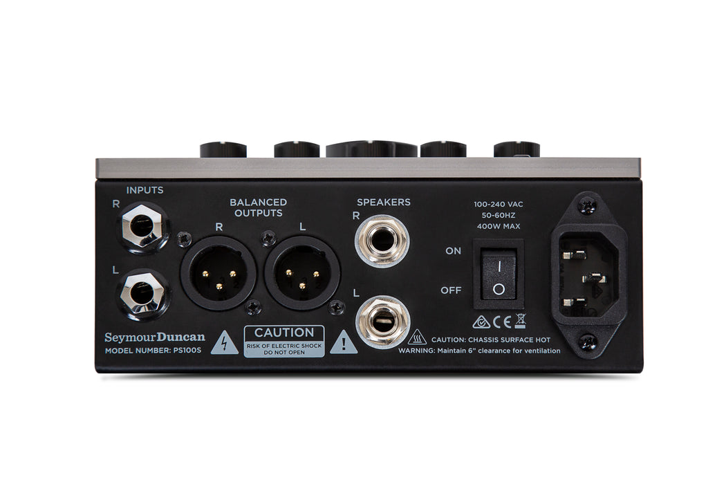 Seymour Duncan Powerstage 100 Stereo - 100-Watt Stereo Guitar Amp Pedal, Silver