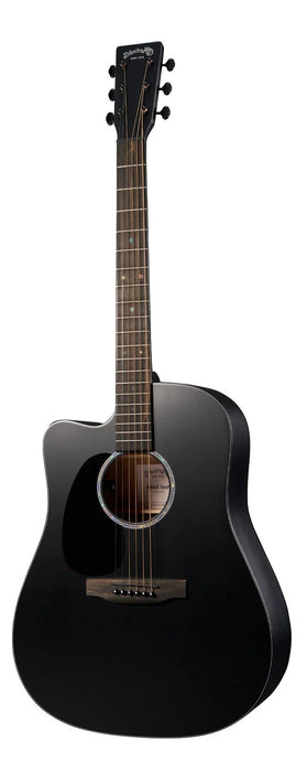 Martin DC-10E Modern Black Left-Handed Acoustic Guitar w/Soft Shell Case