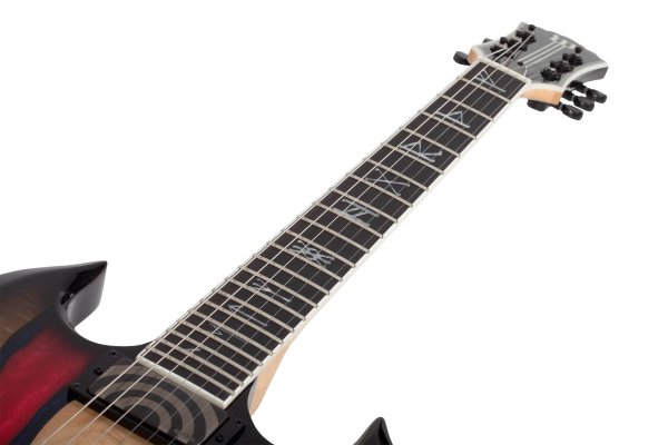 Wylde Audio Barbarian Special Edition Electric Guitar, Blood River Burl