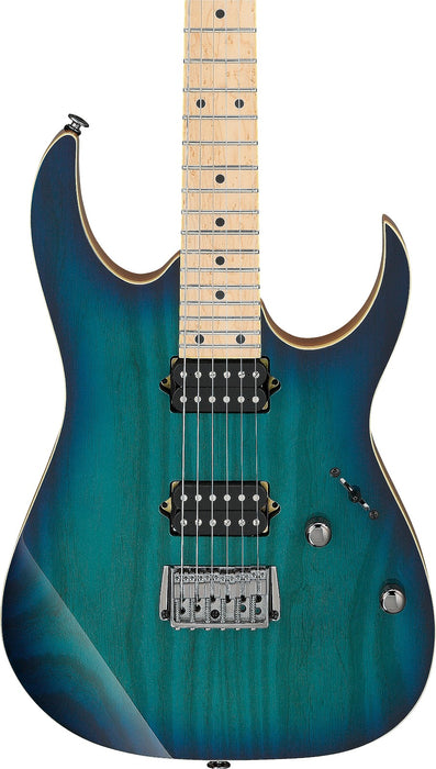 Ibanez RG652AHMFXNGB - RG Prestige 6-String Electric Guitar w/Case - Nebula Green Burst