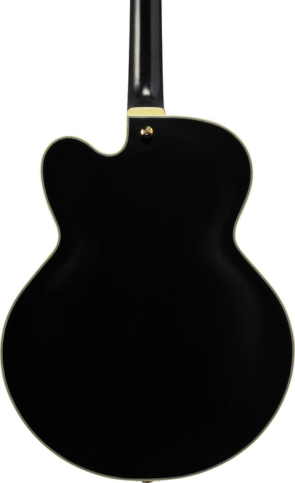 Ibanez PM3CBKL - Pat Metheny Signature 6-String Electric Guitar w/Case - Black Low Gloss