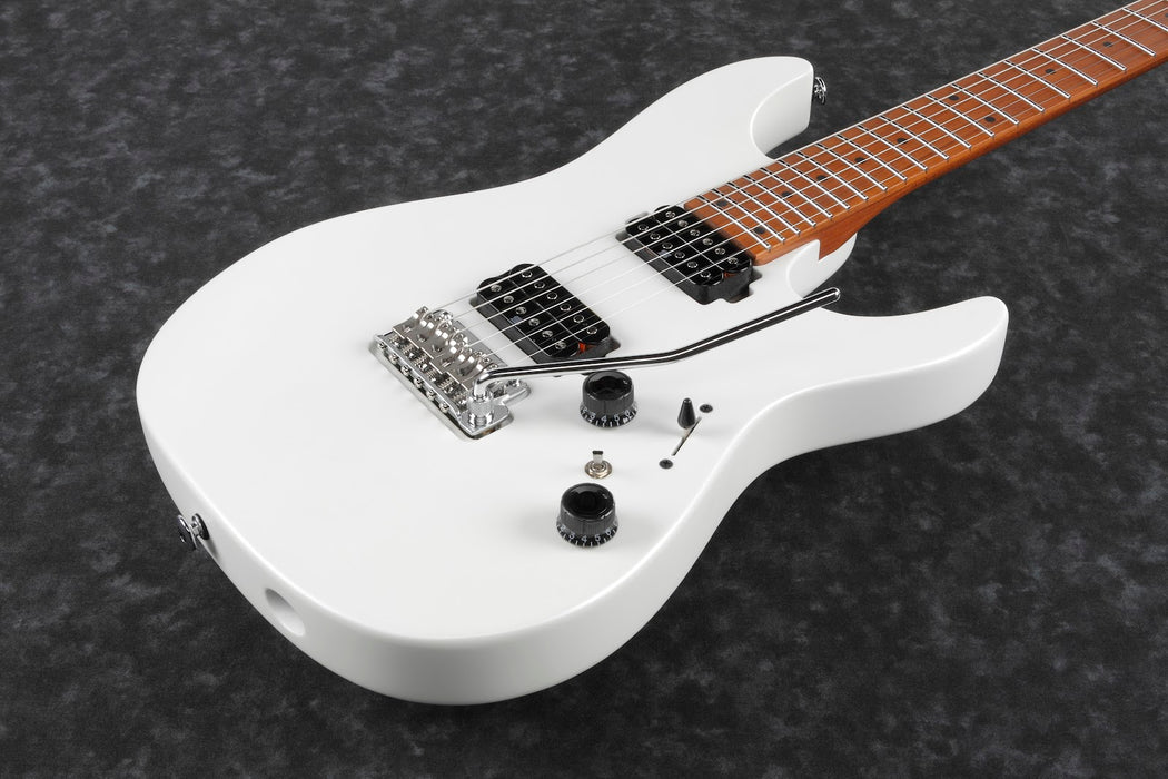 Ibanez AZ2402 Prestige 6-String w/Case - Pearl White Flat