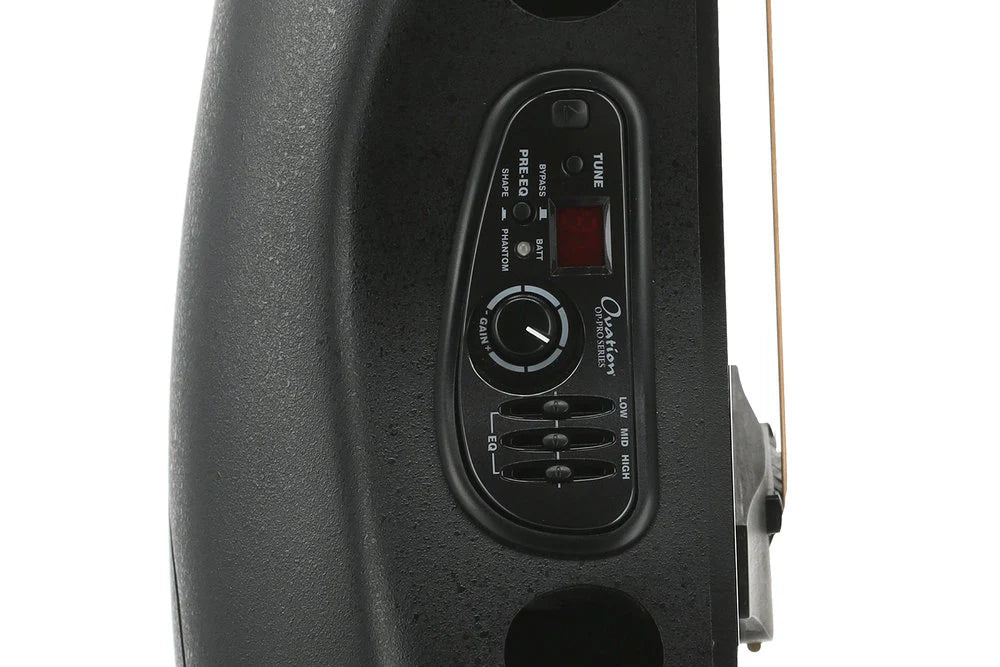 Ovation Adamas Melissa Etheridge Signature Mid Cutaway 12-string Electric/ Acoustic Guitar, Black