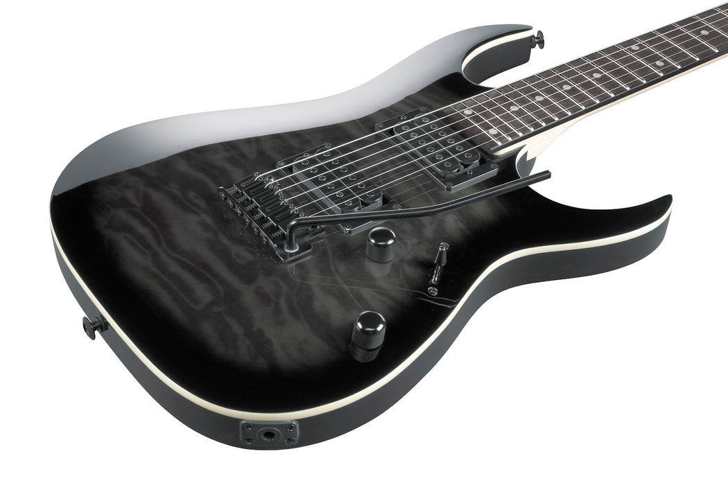 Ibanez GRGA120QA GIO Quilted Maple Electric - Transparent Black Burst