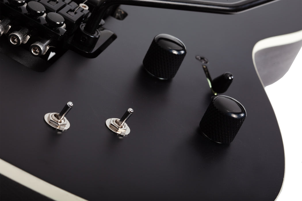 Schecter PT SLS Elite Evil Twin Electric Guitar, Satin Black