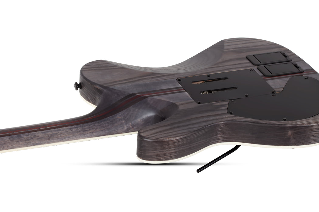 Schecter PT-7 SLS Elite Evil Twin 7-String Electric Guitar, Satin Black