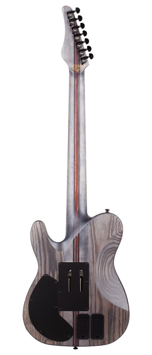 Schecter PT-7 SLS Elite Evil Twin 7-String Electric Guitar, Satin Black