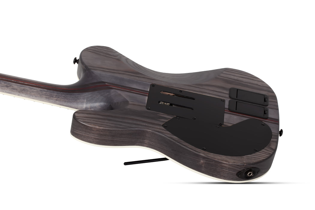 Schecter PT-7 SLS Elite Evil Twin 7-String Electric Guitar, Satin Black