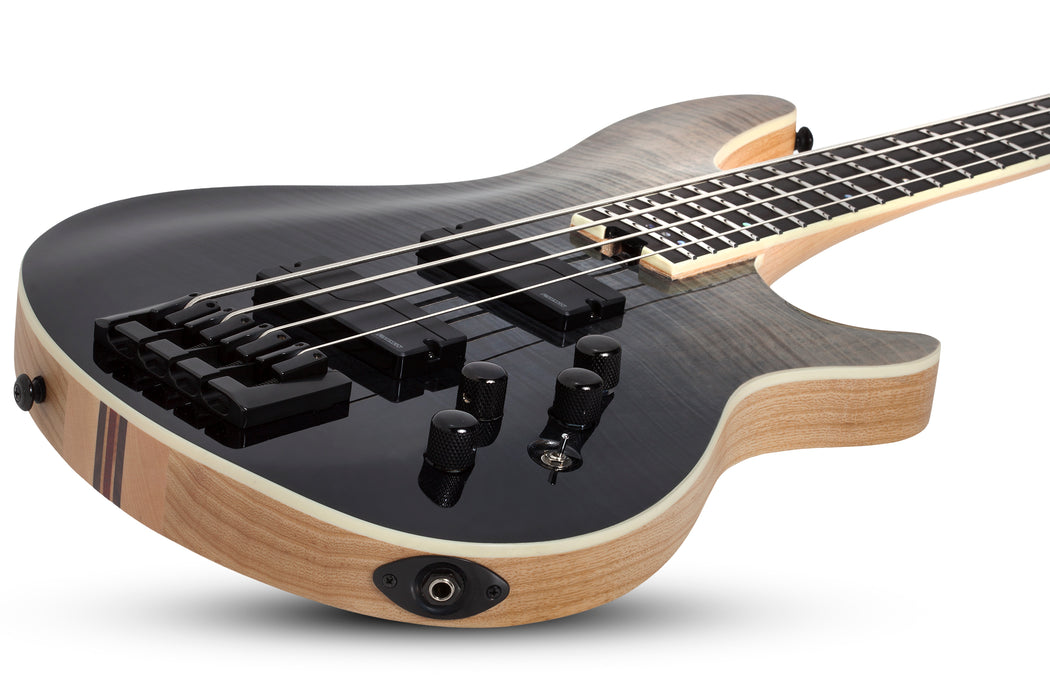 Schecter SLS Elite-4 Black Fade Burst