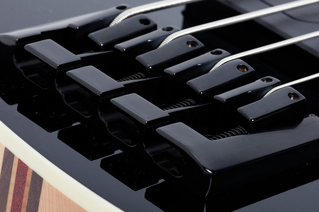 Schecter SLS Elite-4 Black Fade Burst