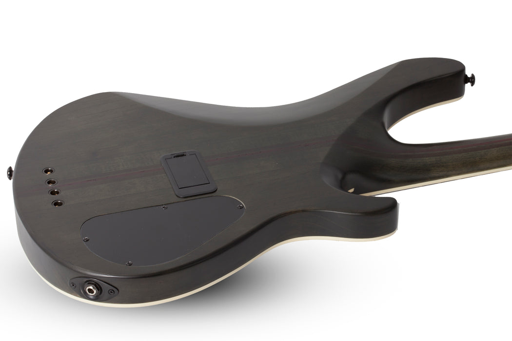 Schecter SLS Elite-4 "Evil Twin" Left-Handed Satin Black