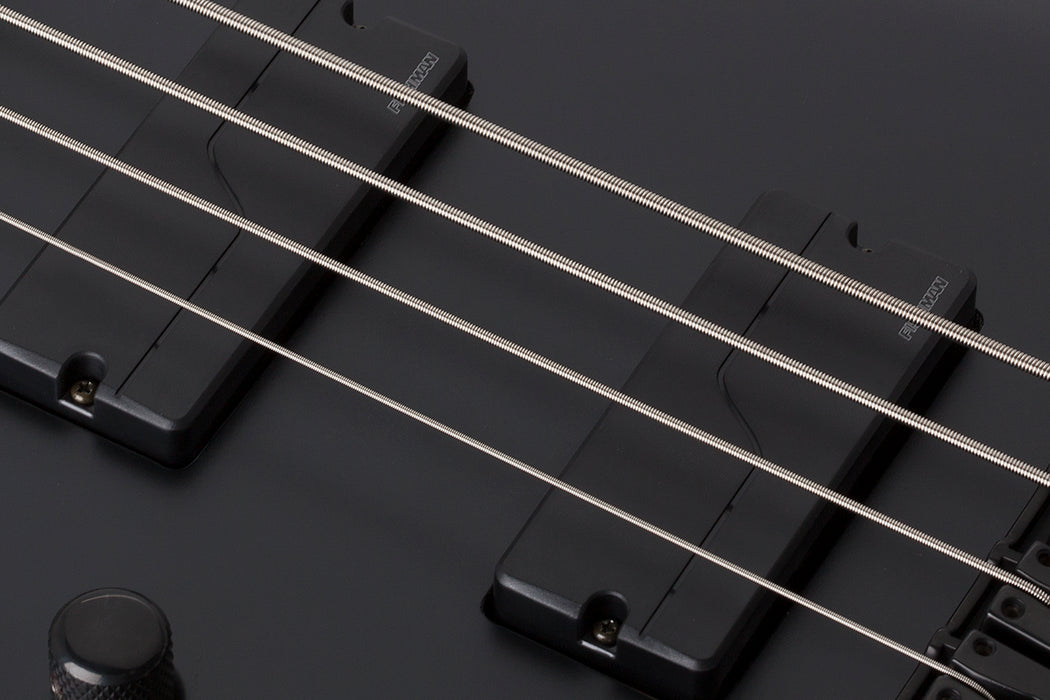 Schecter SLS Elite-4 "Evil Twin" Left-Handed Satin Black