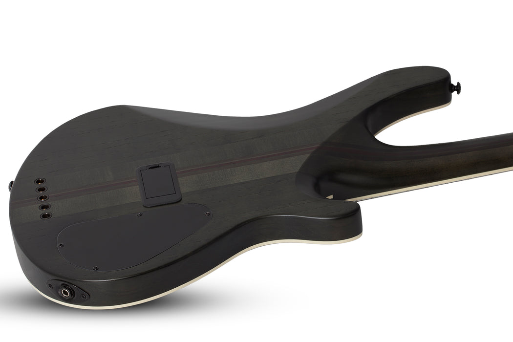 Schecter SLS Elite-5 "Evil Twin" Left-Handed Satin Black