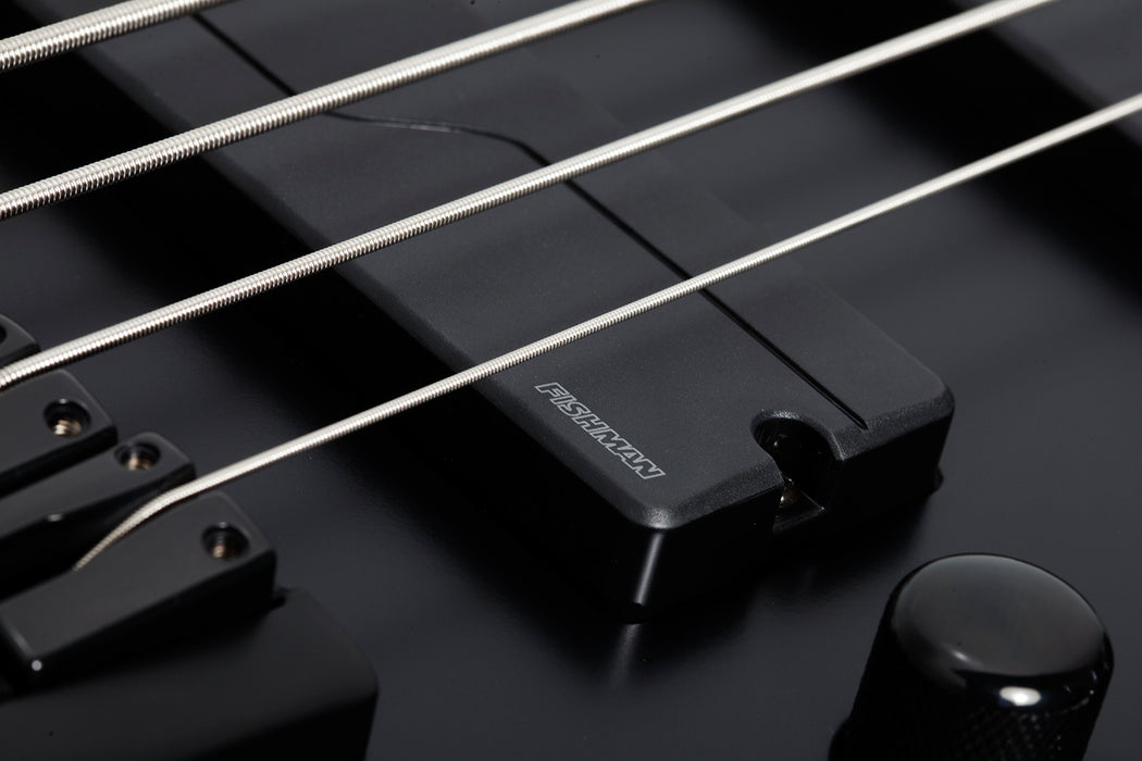 Schecter SLS Elite-5 "Evil Twin" Left-Handed Satin Black